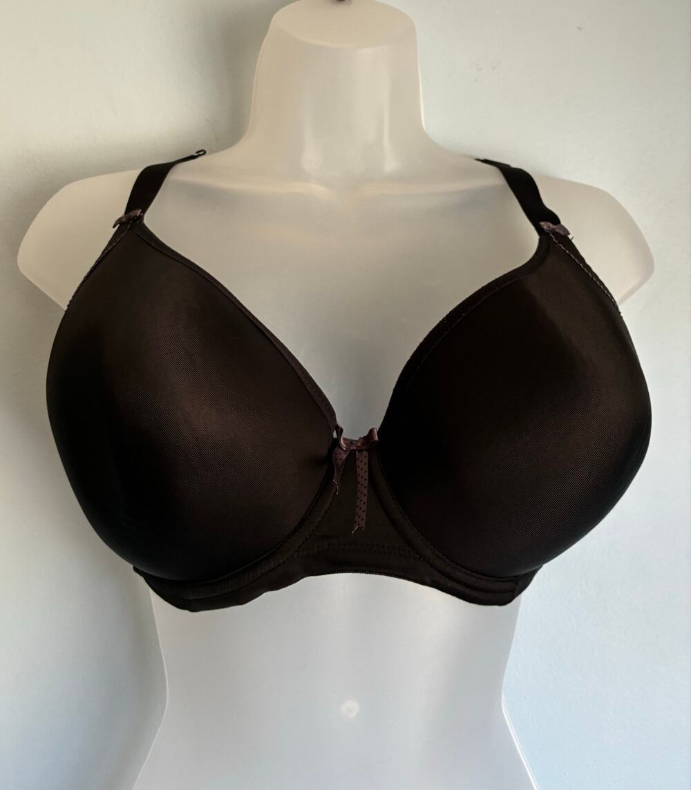 Elomi Lined Bra 38G Black Casual Everyday Comfort